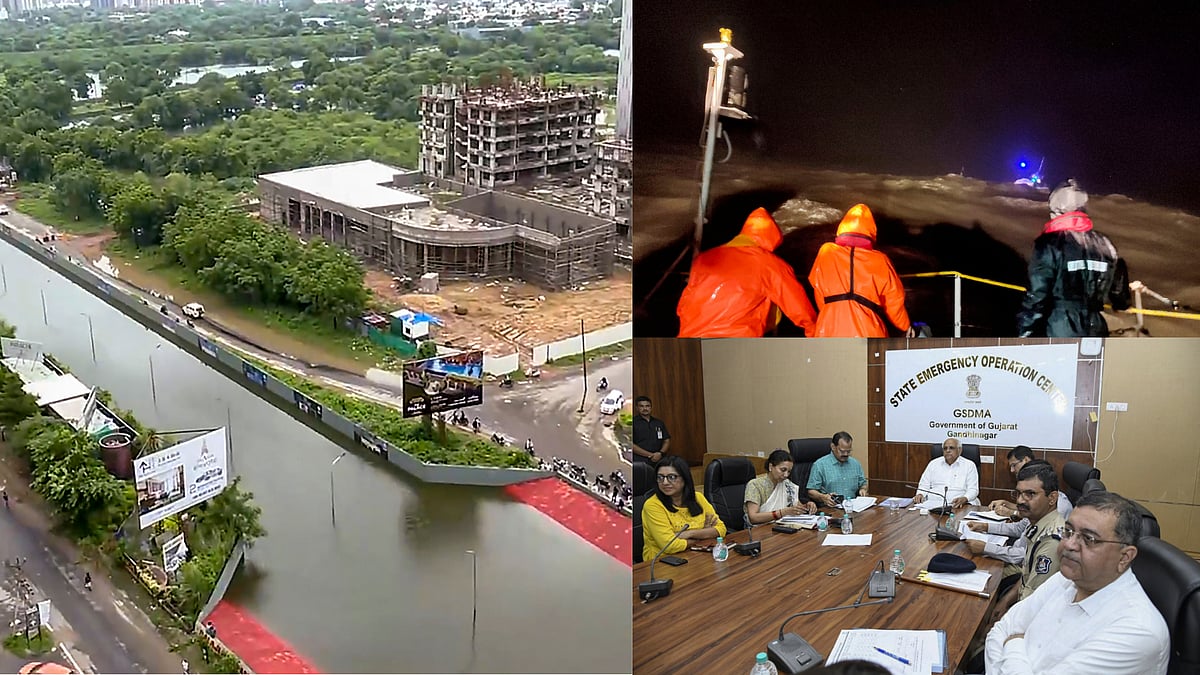 | Photo: PTI : Death Toll Rises To 26 As Gujarat Recives 105% Of Annual Rainfall; PM Dials CM Patel